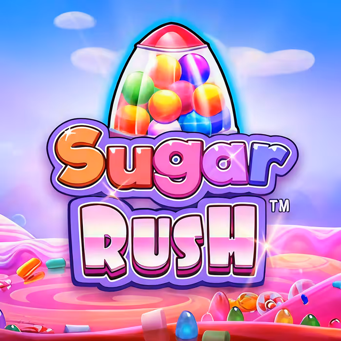 Sugar Rush slot game - sweet-themed slot with cluster pays and cascading wins